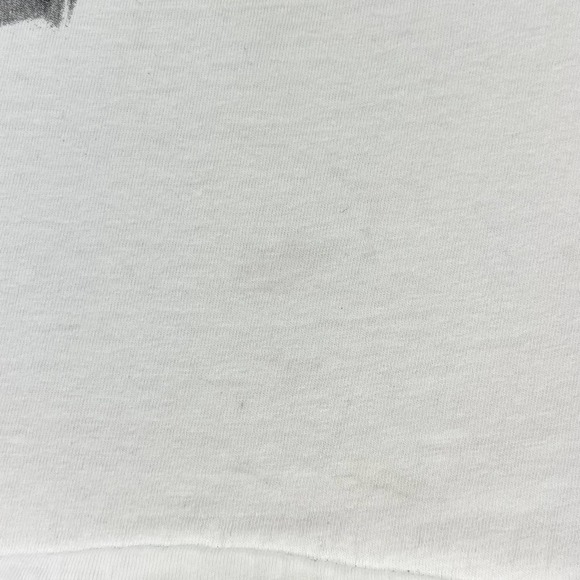 Vintage Led Zeppelin T-Shirt Size Large White Rock Band Portrait Drawing Art 90s - Picture 6 of 11